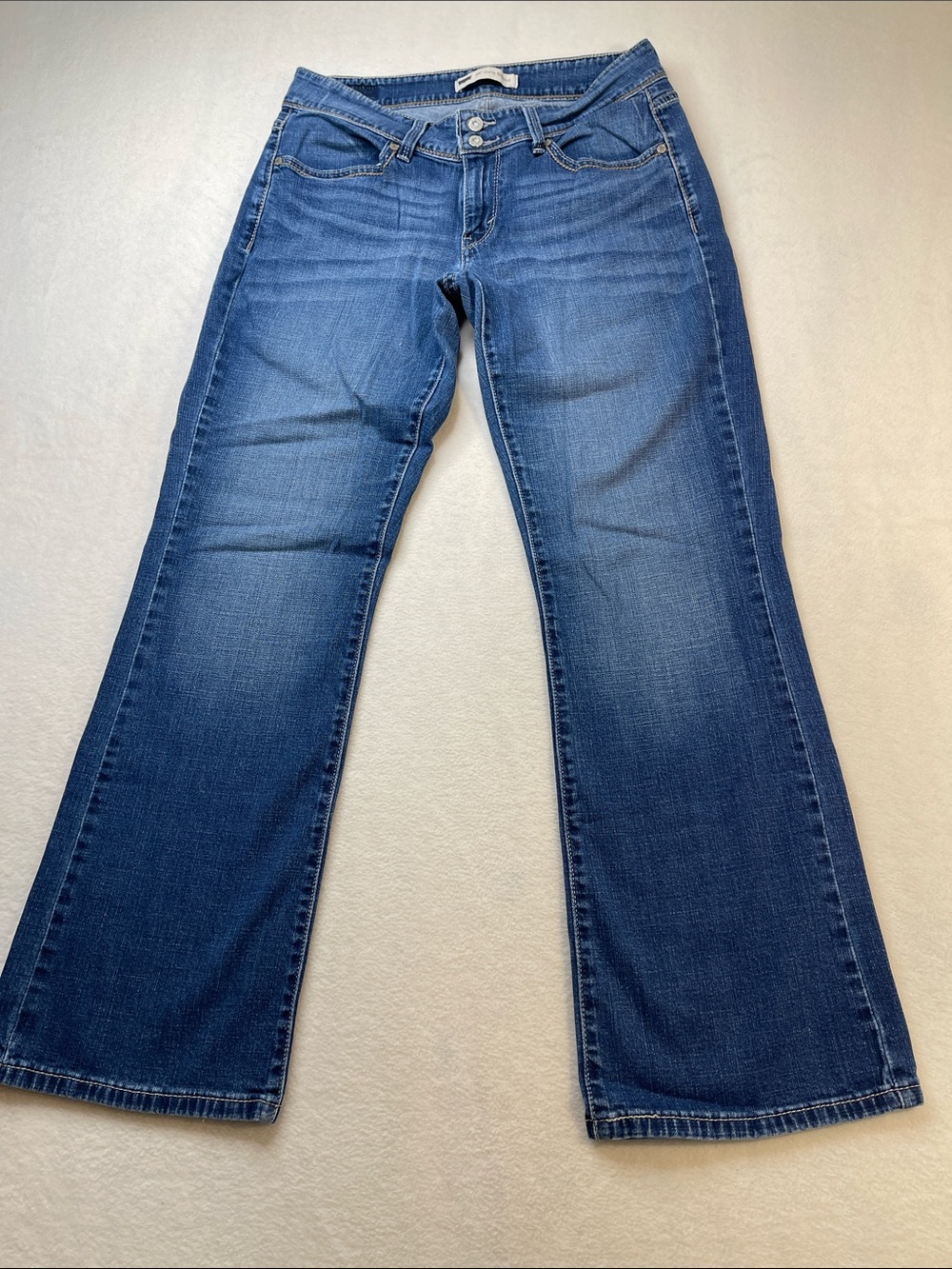 Levi's 529 CURVY BOOTCUT SIZE 10M  Women's Blue Flare Jeans